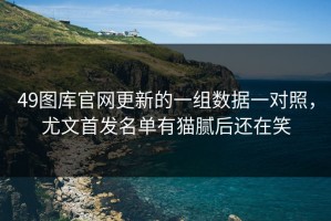 49图库官网更新的一组数据一对照，尤文首发名单有猫腻后还在笑