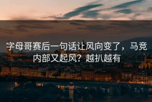 字母哥赛后一句话让风向变了，马竞内部又起风？越扒越有