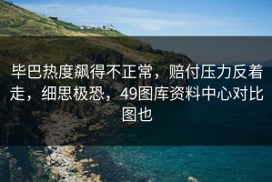 毕巴热度飙得不正常，赔付压力反着走，细思极恐，49图库资料中心对比图也