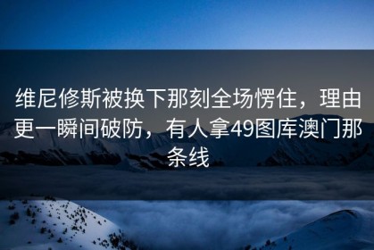 维尼修斯被换下那刻全场愣住，理由更一瞬间破防，有人拿49图库澳门那条线